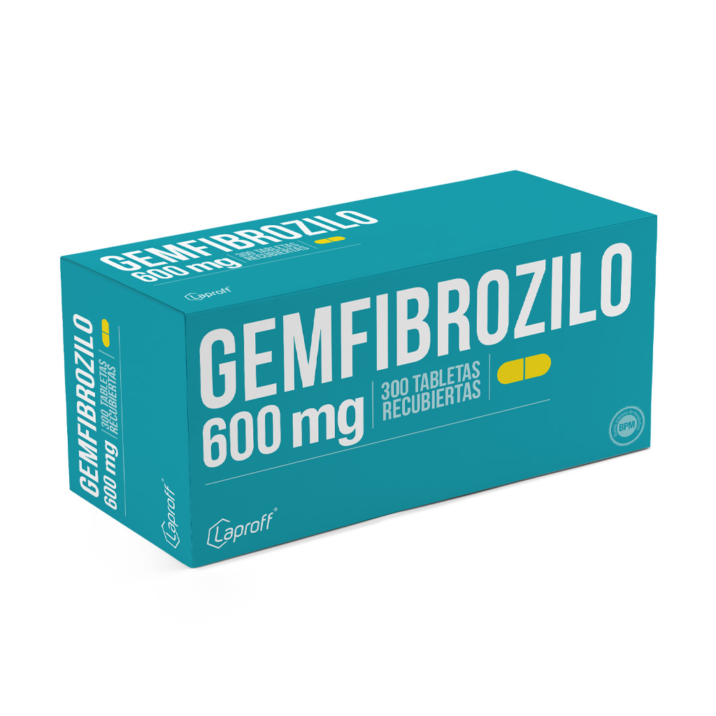 GEMFIBROZILO TAB 600MG X 300  LAPROFF