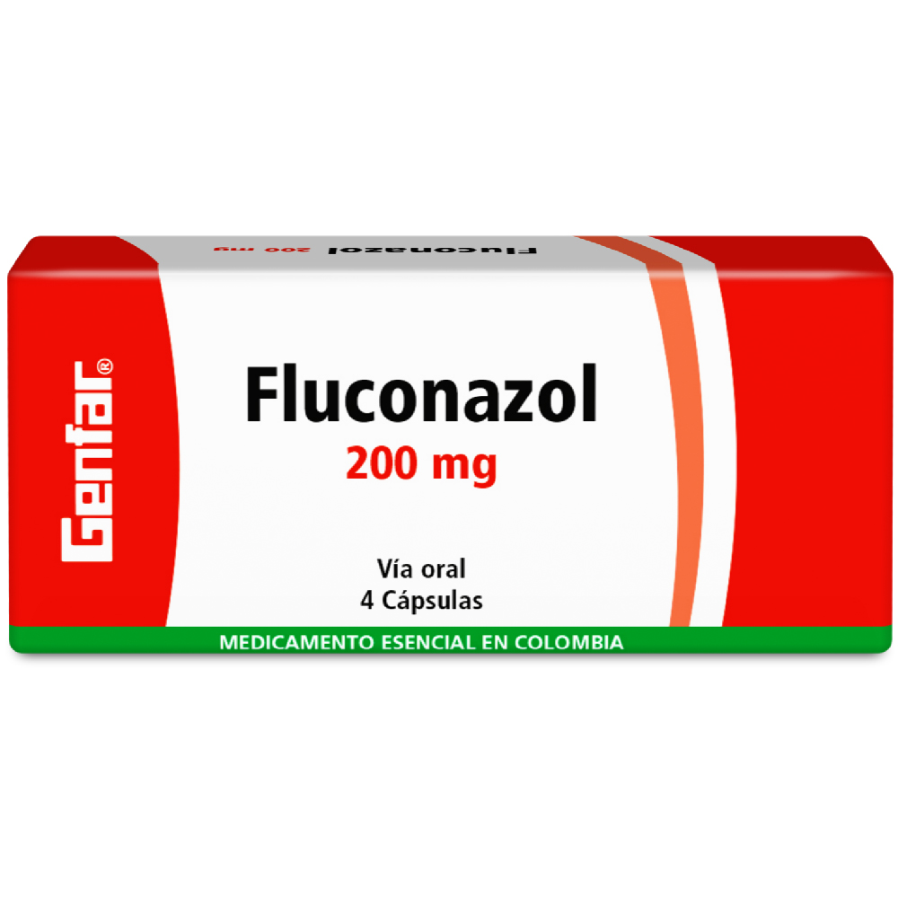 FLUCONAZOL CAP 200MG X 4 GF