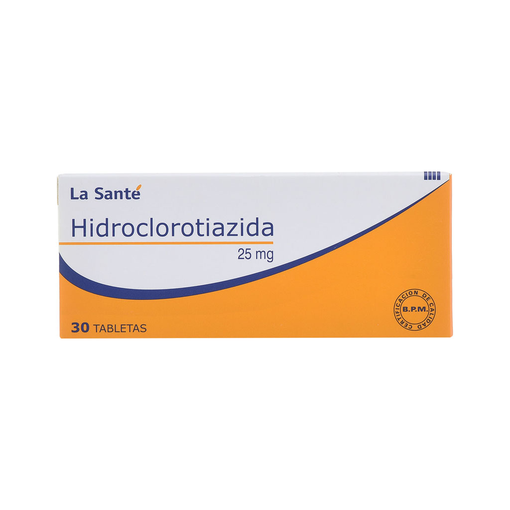 HIDROCLOROTIAZIDA TAB 25MG X 30 LSTE