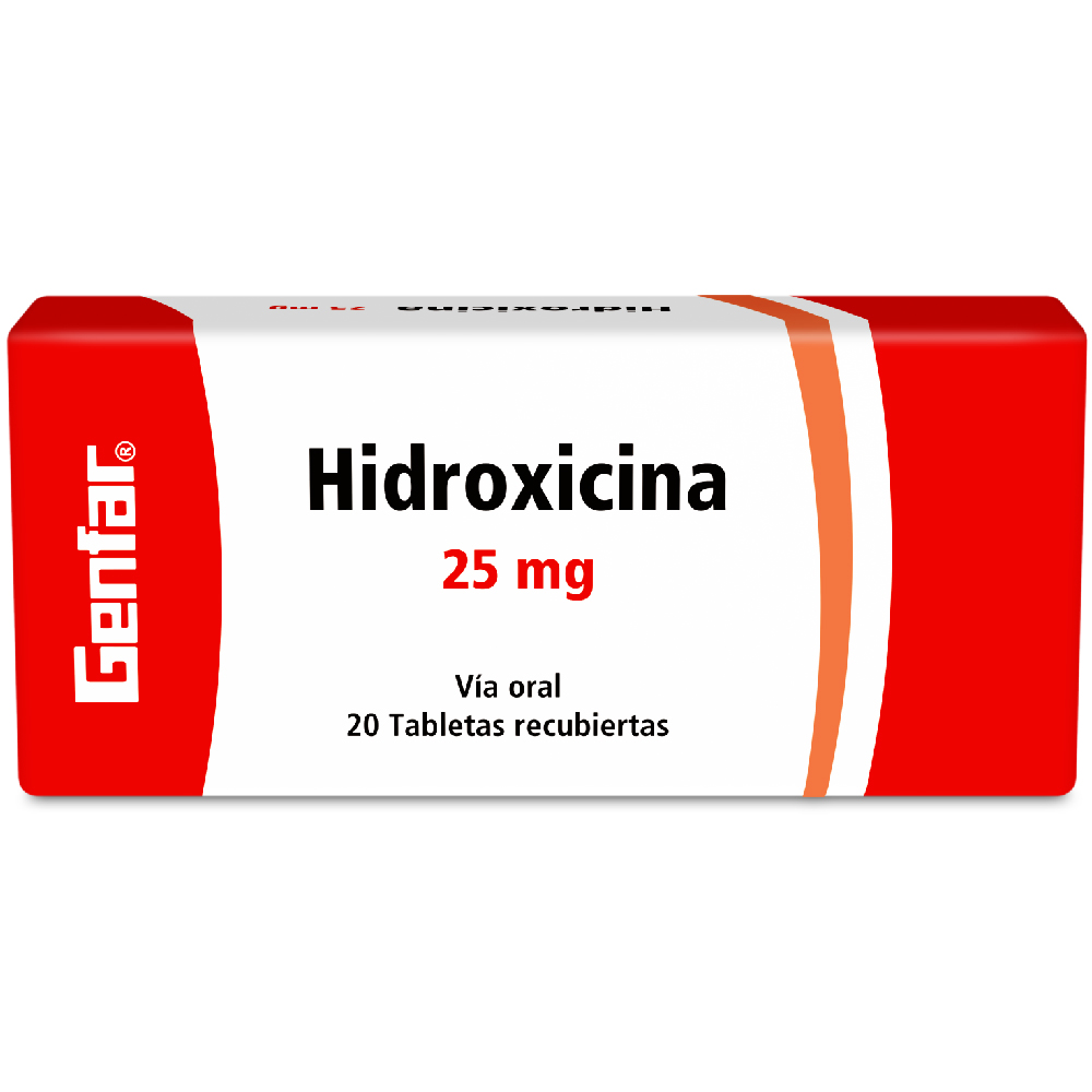 HIDROXICINA TAB 25MG X 20  GF