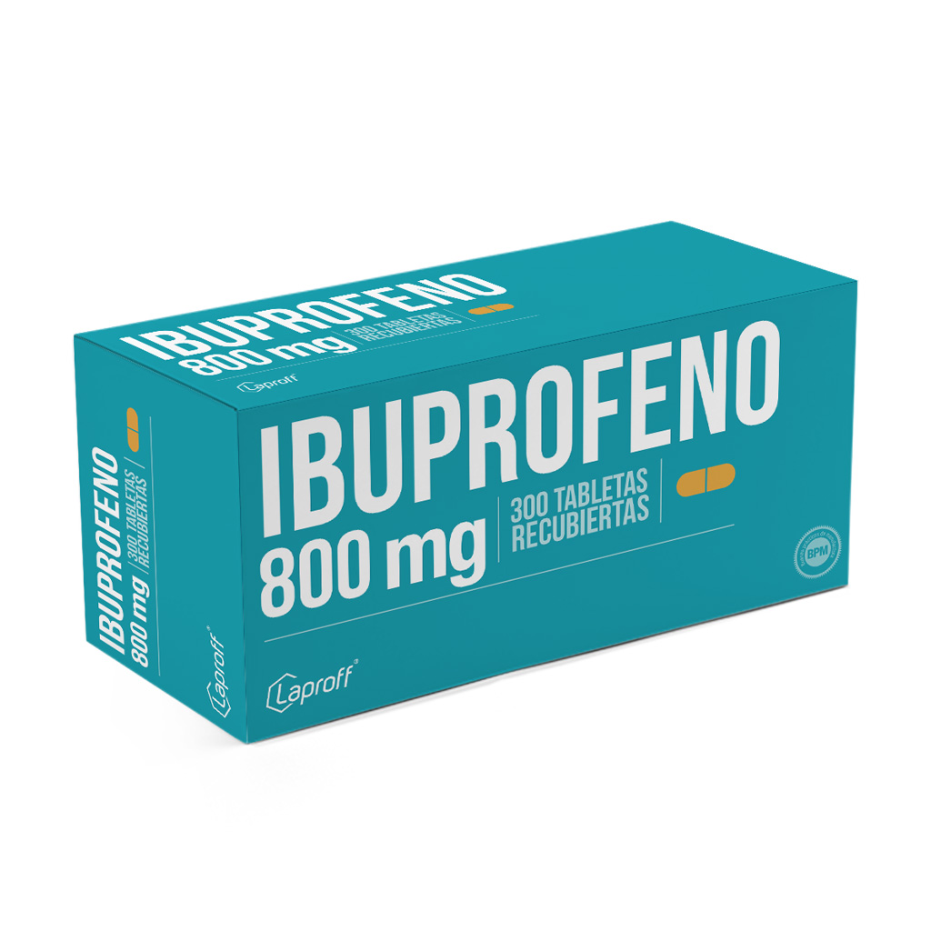 IBUPROFENO TAB 800MG X 300  LAPROFF