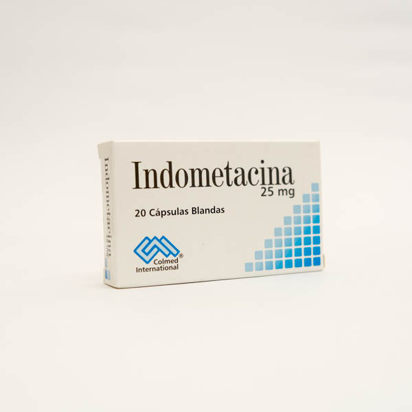 INDOMETACINA TAB 25MG X 20  COLMED