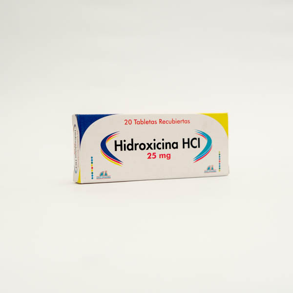 HIDROXICINA TAB 25MG X 20 ANGLO