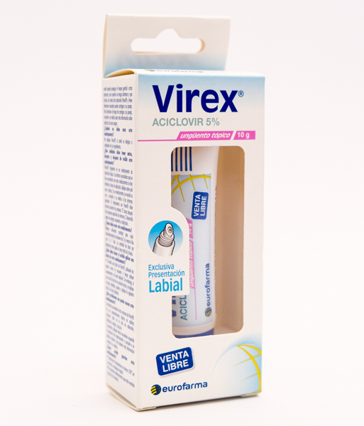 VIREX UNG TOP LABIAL X 10G EUROFARMA