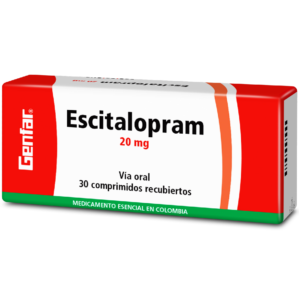 ESCITALOPRAM TAB 20MG X 30  GF