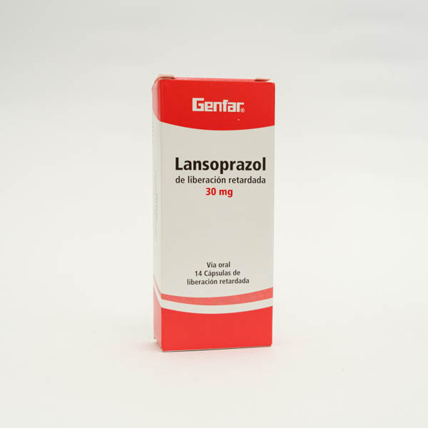 LANZOPRAZOL CAP 30MG X 14 GF