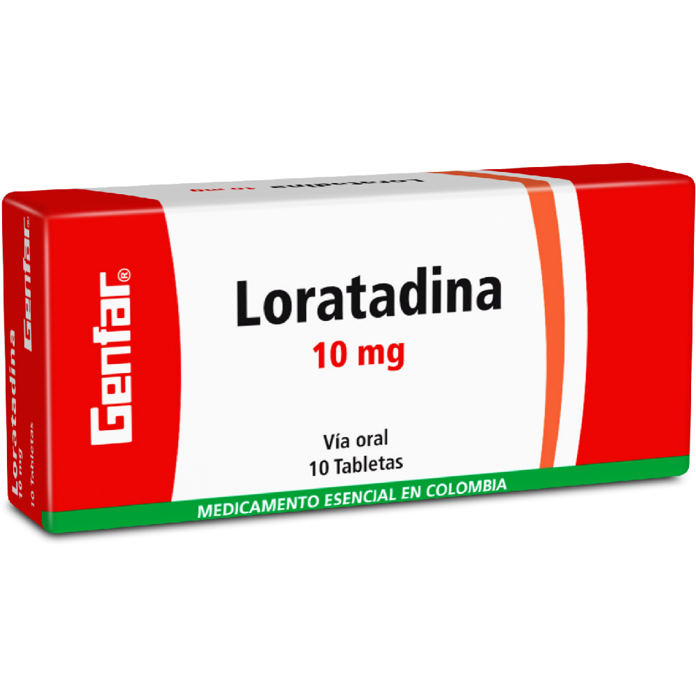 LORATADINA TAB 10MG X 10  GF