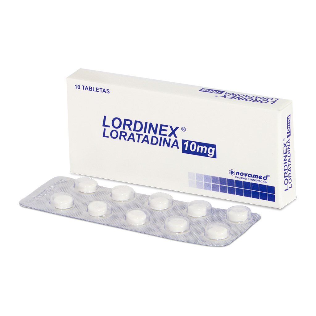 LORATADINA TAB 10MG X 10 LORDINEX NOVAMED