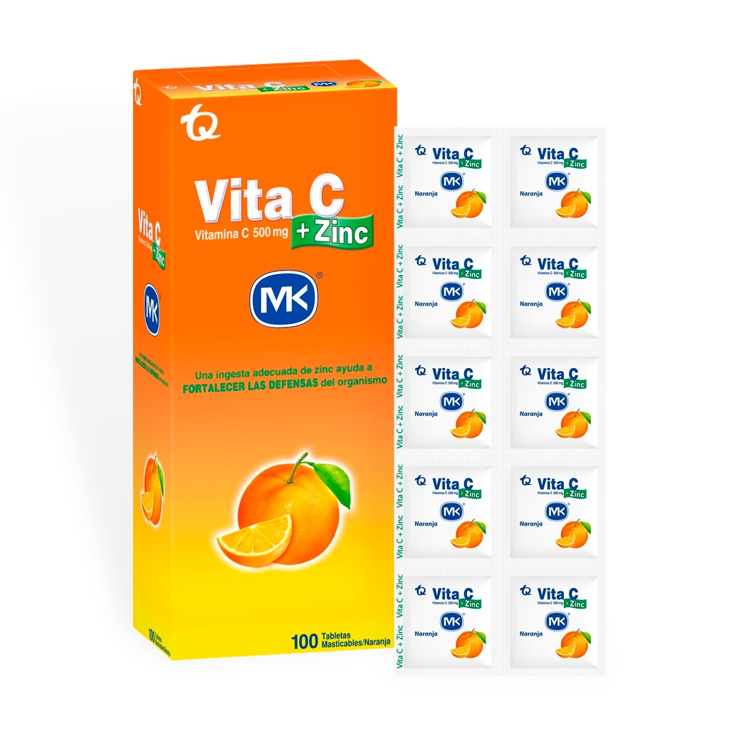 VITAMINA C ZINC X100 TAB MAST NARAN MK