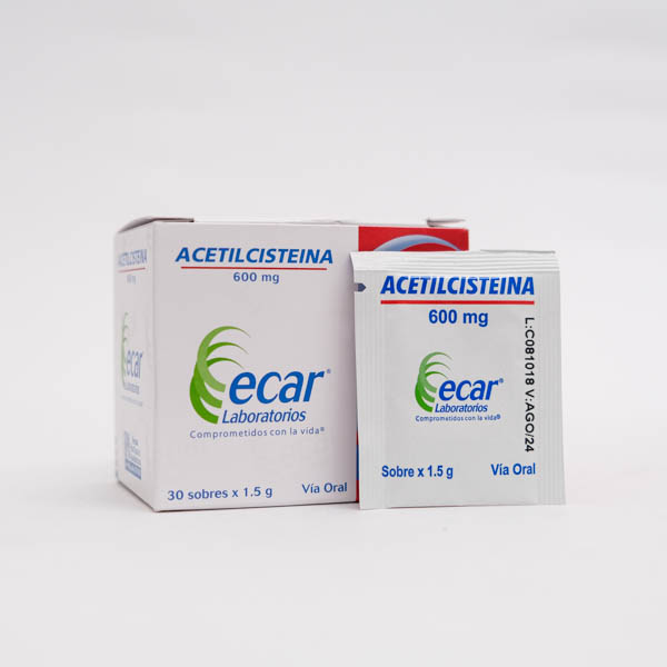 N ACETILCISTEINA SOB 600MG X 30  ECAR