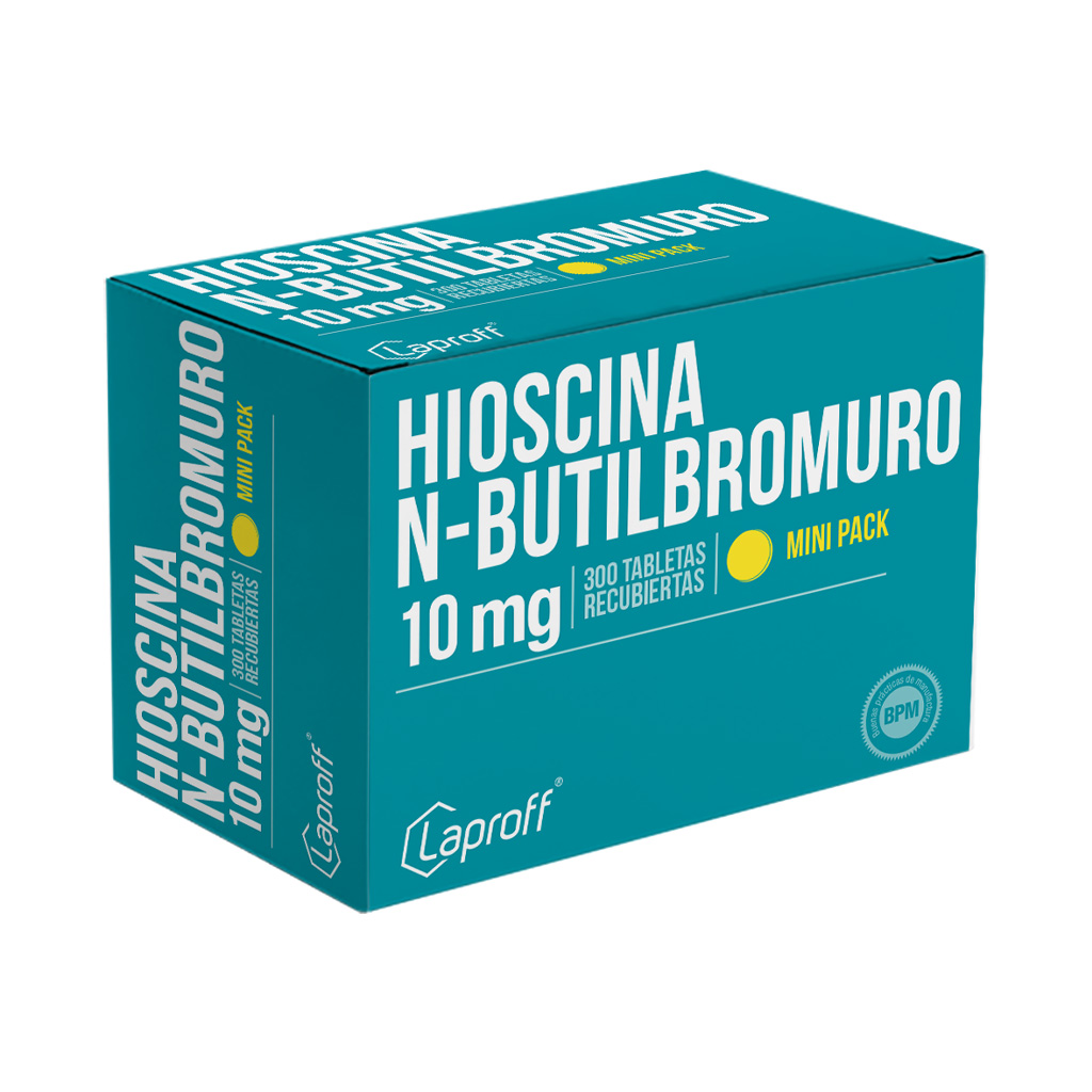 HIOSCINA BUTIL BROM 10MG X 300  LAPROFF