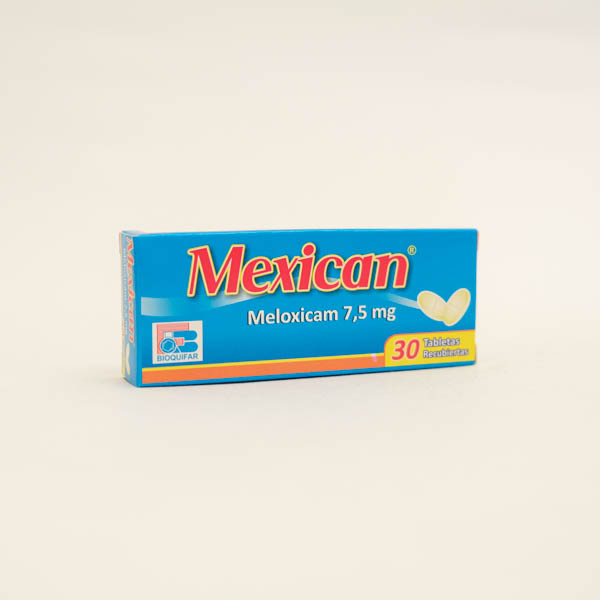 MEXICAM TAB 7 5MG X 30 BIOQUIFAR