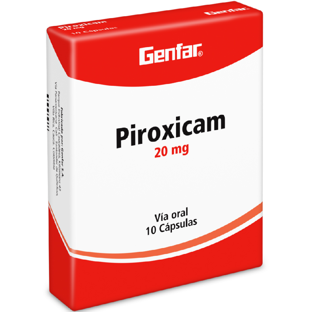 PIROXICAM TAB 20MG X 10  GF