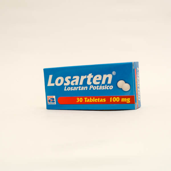 LOSARTAN TAB 100MG X 30 LOSARTEN BIOQUIFAR