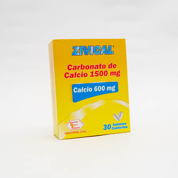 ZIVICAL TAB 600MG X 30 CALCIO  LABQUIFAR