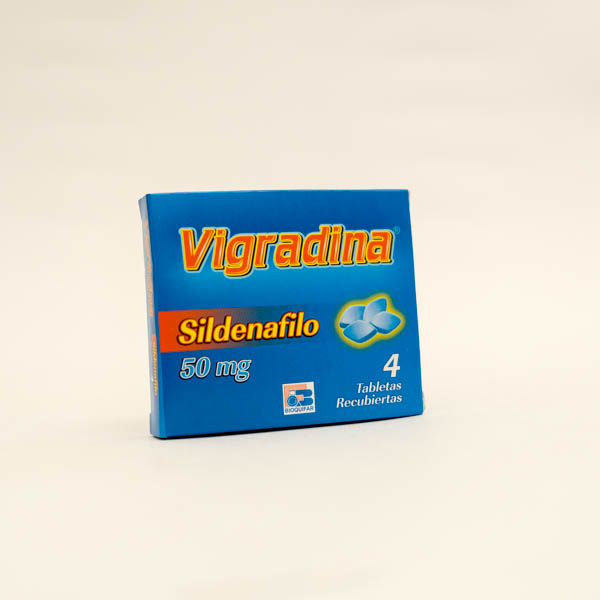 VIGRADINA TAB 50MG X 4 BIOQUIFAR