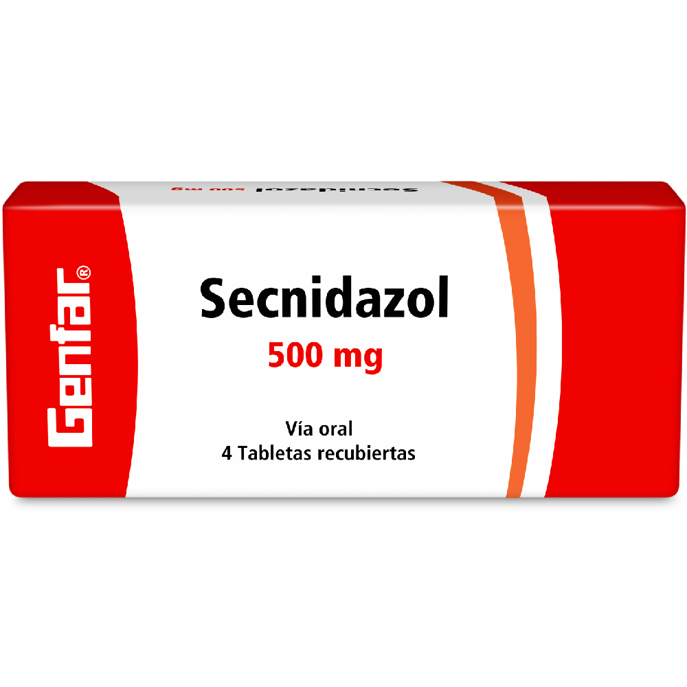 SECNIDAZOL TAB 500MG X 4 GF