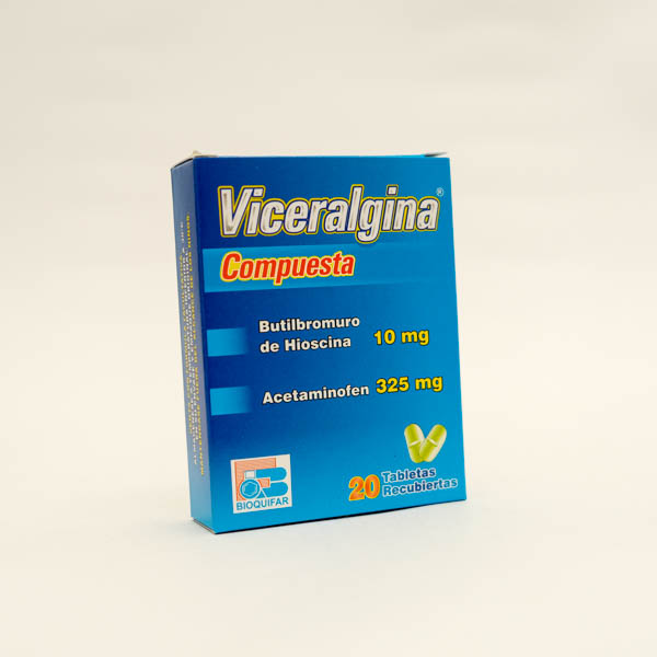 VICERALGINA TAB X 20 BIOQUIFAR