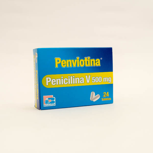 PENVIOTINA TAB 500MG X 24 PENICILI  BIOQUIFAR