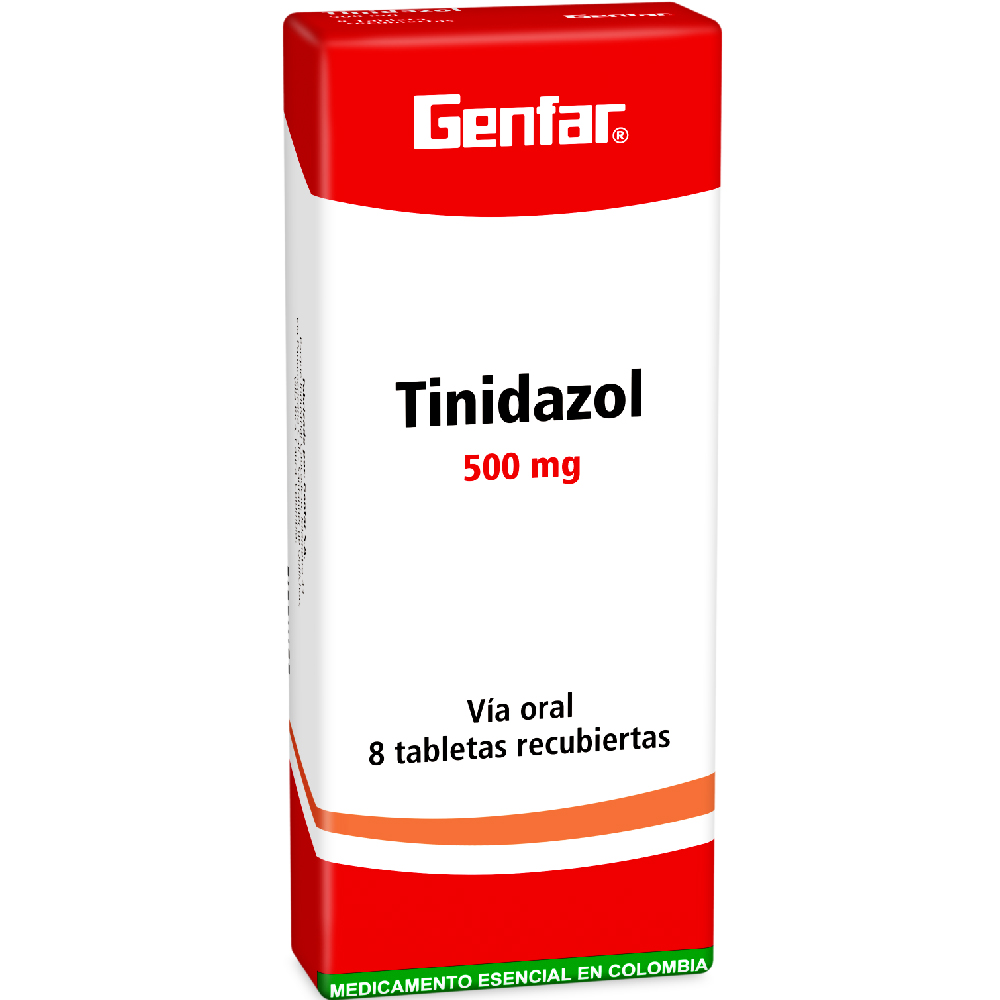 TINIDAZOL TAB 500MG X 8 GF