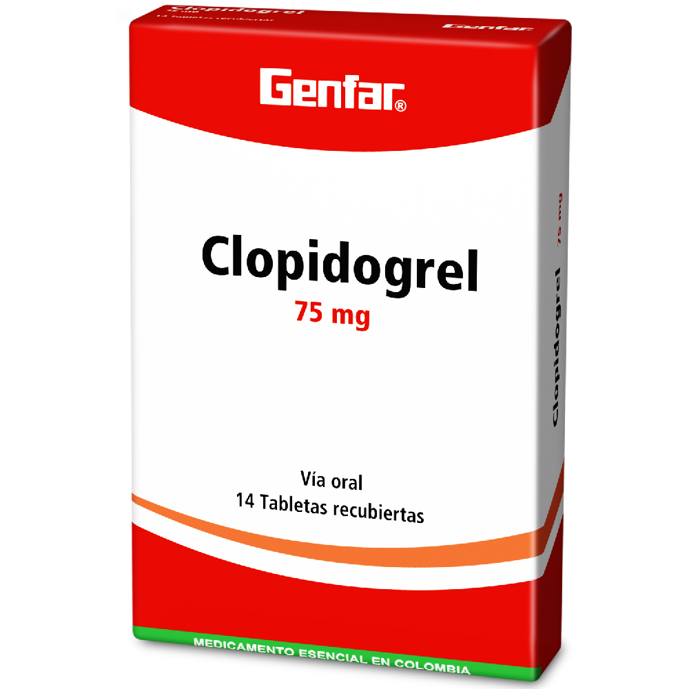 CLOPIDROGEL TAB 75MG X 14  GF