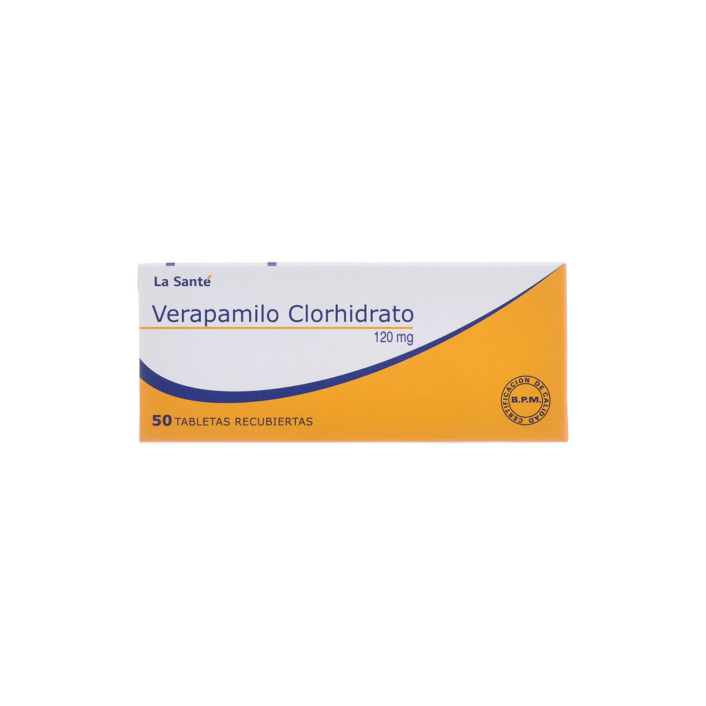 VERAPAMILO TAB 120MG X 50  LSANTE