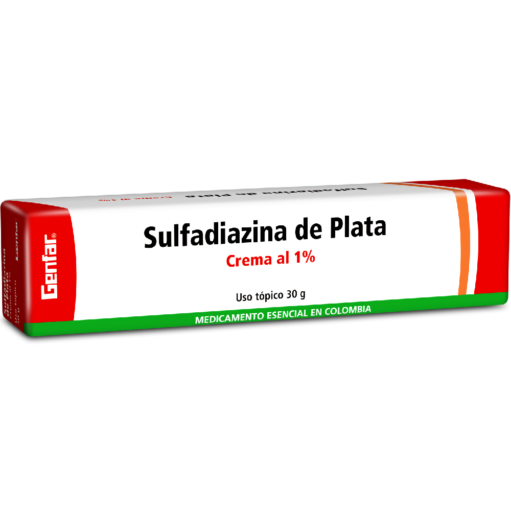 SULFADIAZINA PLATA X 30GR GF