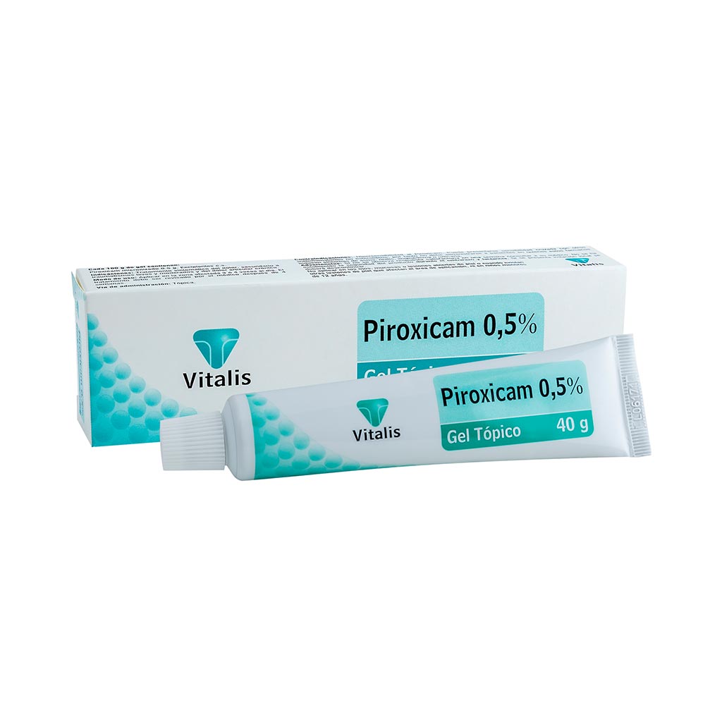 PIROXICAM GEL 40MG X 40GR  VITALIS