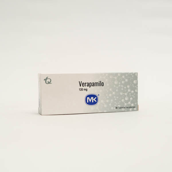 VERAPAMILO TAB 120MG X 30 MK