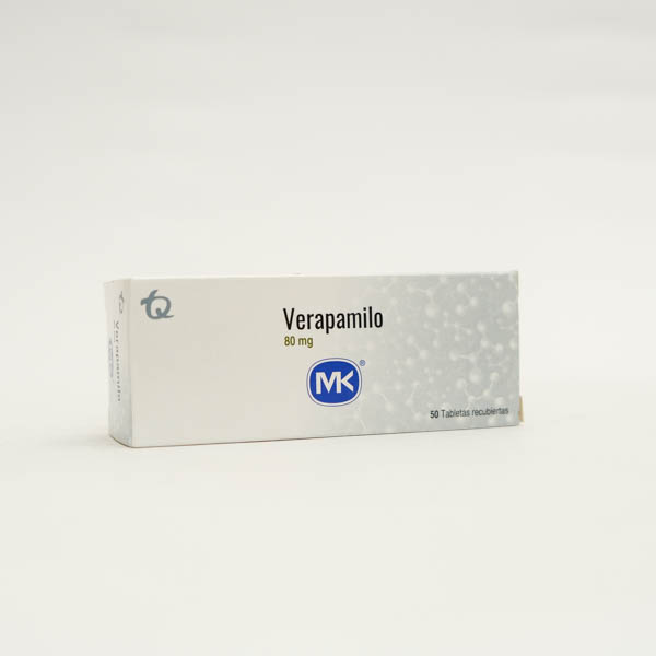 VERAPAMILO TAB 80MG X 50 MK