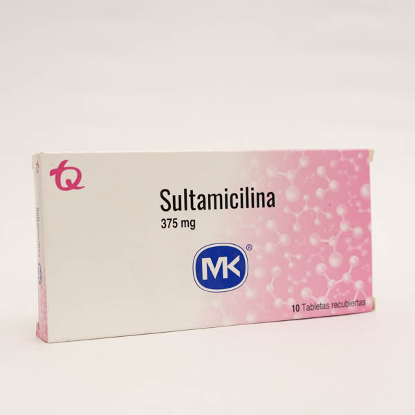 SULTAMICILINA TAB 375MG X 10 MK