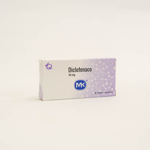 DICLOFENACO TAB 50MG X 20  MK