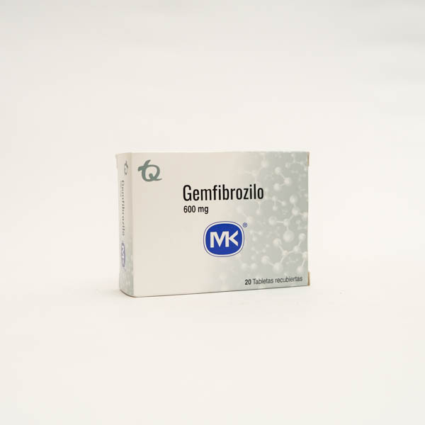 GEMFIBROZILO TAB 600MG X 20 MK