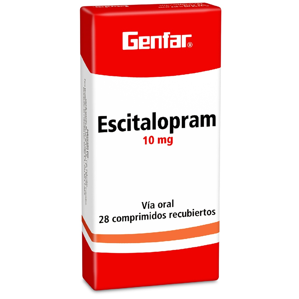 ESCITALOPRAM TAB 10MG X 28  GF