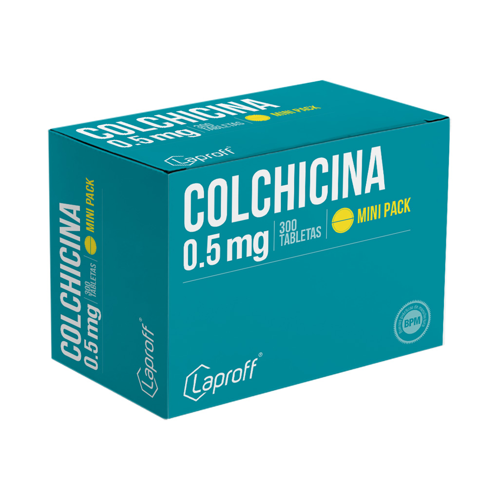 COLCHICINA TAB 0 5MG X 300  LAPROFF