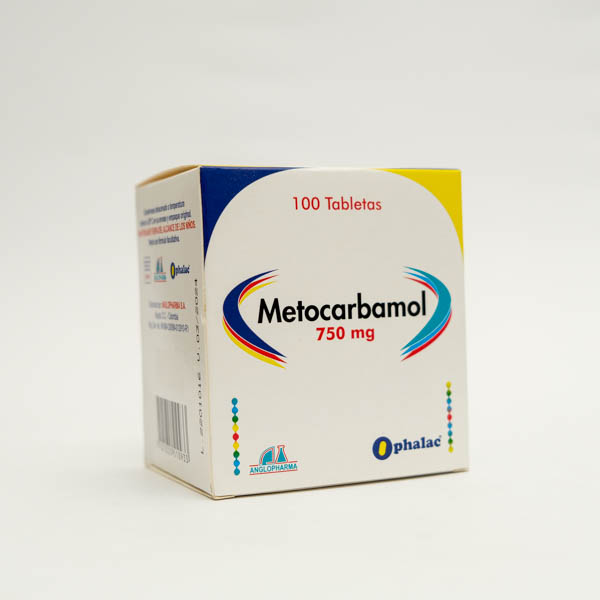 METOCARBAMOL TAB 750 X 100  ANGLO