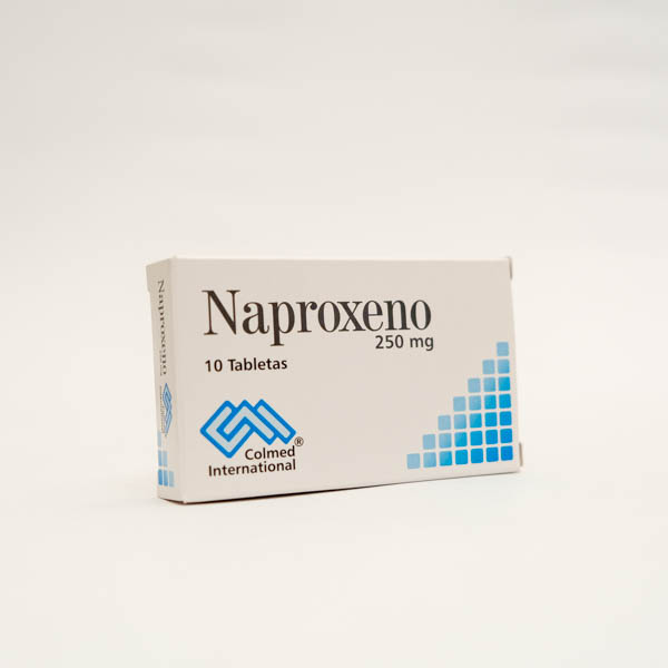 NAPROXENO TAB 250MG X 10  COLMED