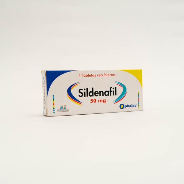 SILDENAFIL 50MG X 4  ANGLOFARMA