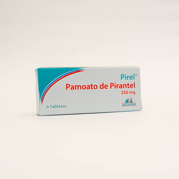 PAMOATO PIRANTEL TAB 250MG X 6 PIREL ANGLO