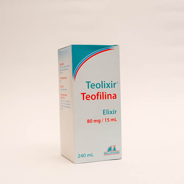 TEOFILINA JBE 80MG X 240ML TEOELIXIR ANGLOPHARMA