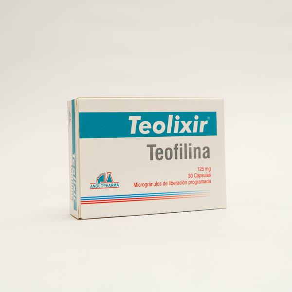 TEOFILINA CAP 125MG X 30 ANGLO