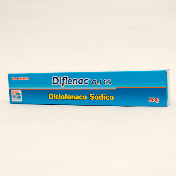 DIFLENAC GEL 1PORC X 50GR DICLOFE BIOQUIFAR