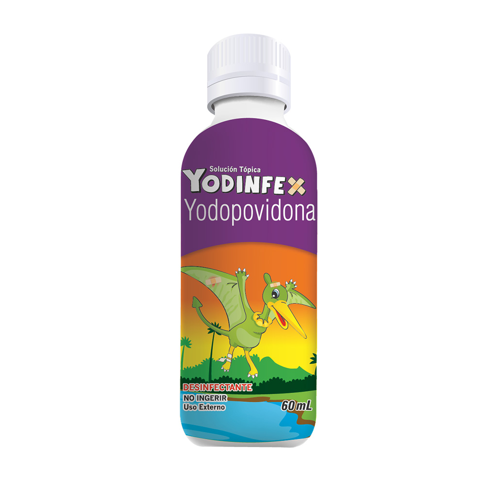 YODOPOVIDONA SOLUCION X 60ML YODINFEX LAPROFF