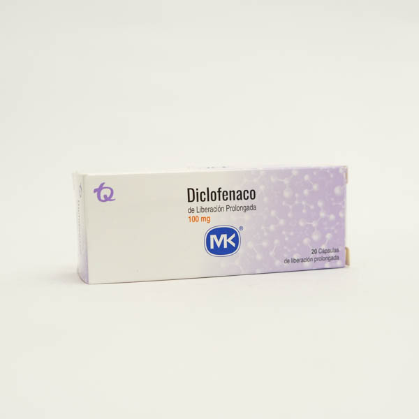 DICLOFENACO CAP 100MG X 20 MK