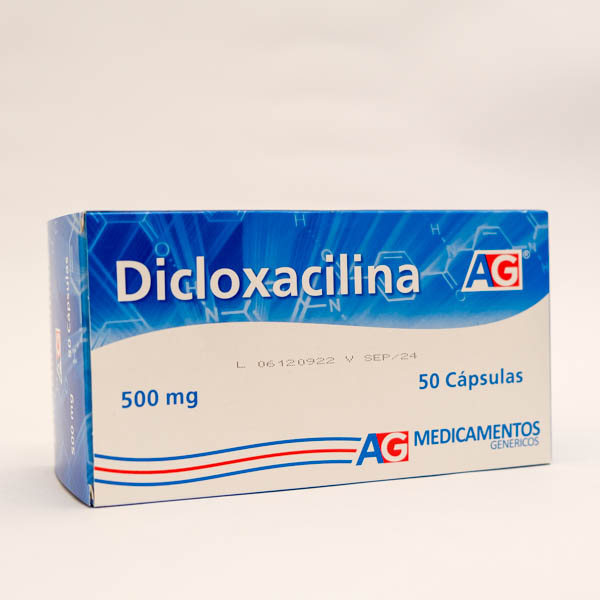 DICLOXACILINA CAP 500MG X 50 AG