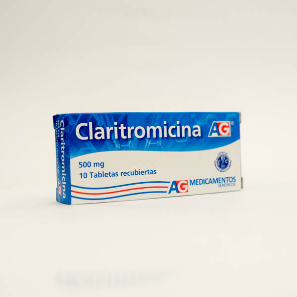 CLARITROMICINA TAB 500MG X 10 AG