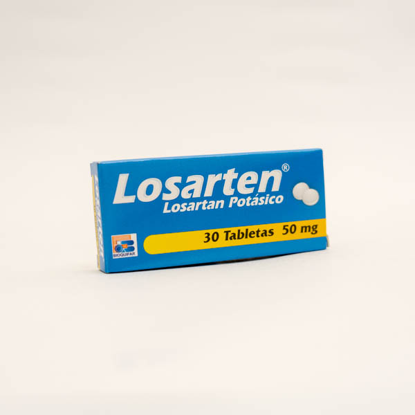 LOSARTAN TAB 50MG X 30 LOSARTEN BIOQUIFAR