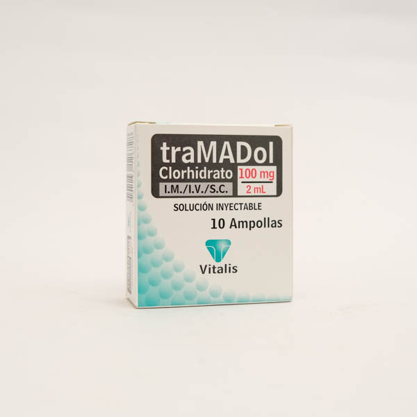 TRAMADOL AMP 100MG X 10  VITALIS