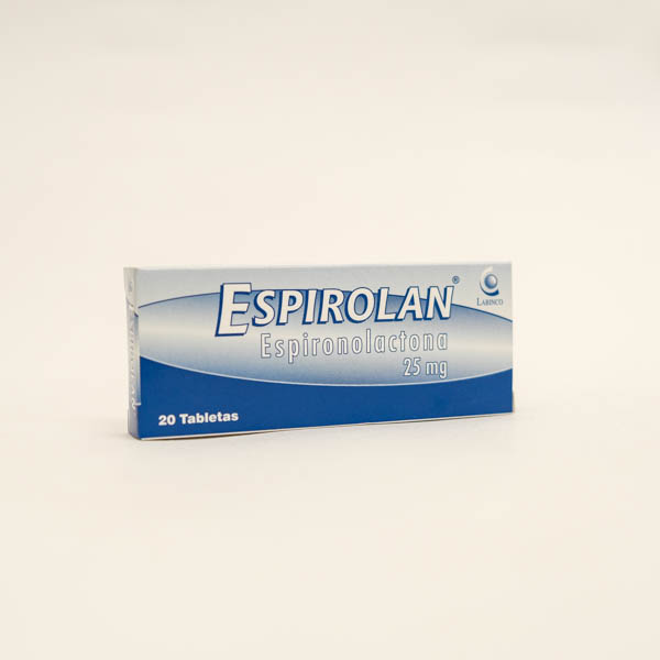 ESPIROLAN TAB 25MG X 20 ESPIRONOLACTONA  LABINCO