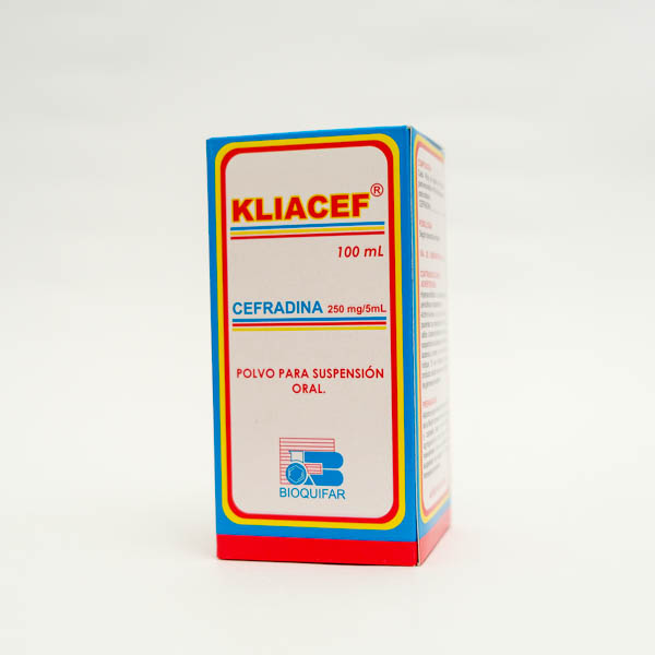 KLIACEF SUS X 100ML  CEFRADINA BIOQUIFAR